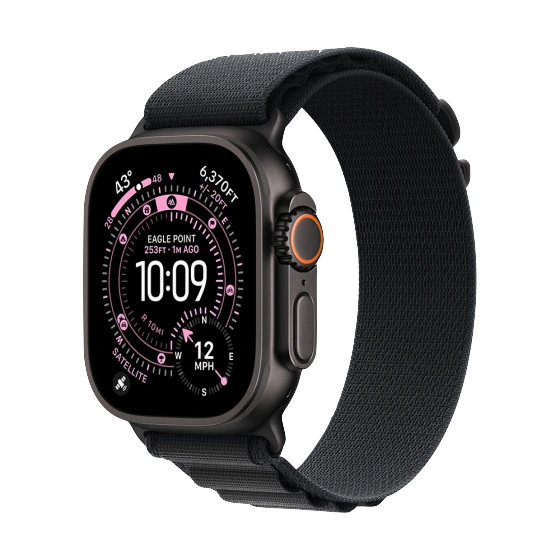 Apple Watch Ultra 3 - Nieuw (Zwart, Alpine bandje)