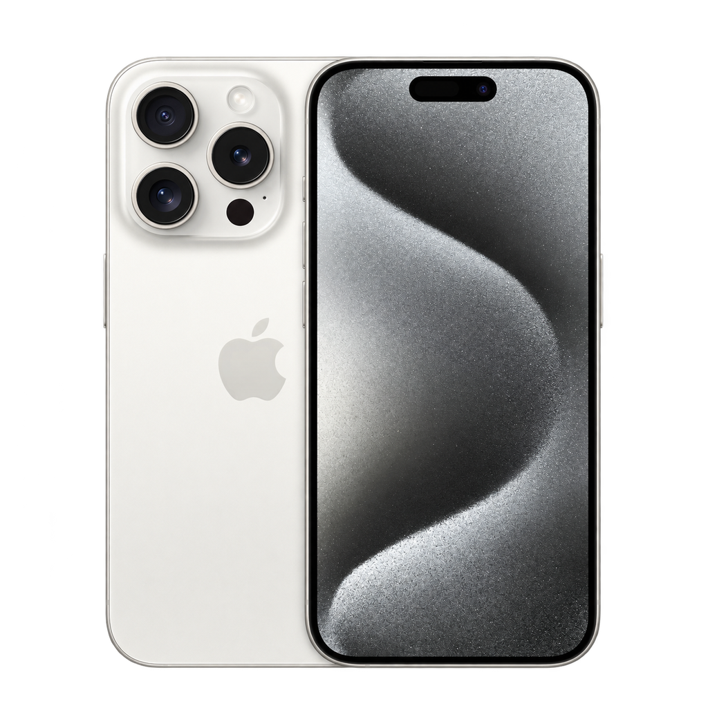 Apple iPhone 15 Pro - 128GB - Wit - Als nieuw - (Marge)